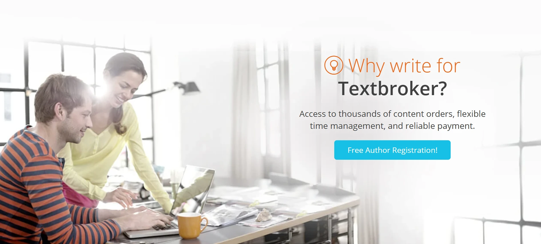 Textbroker webpage