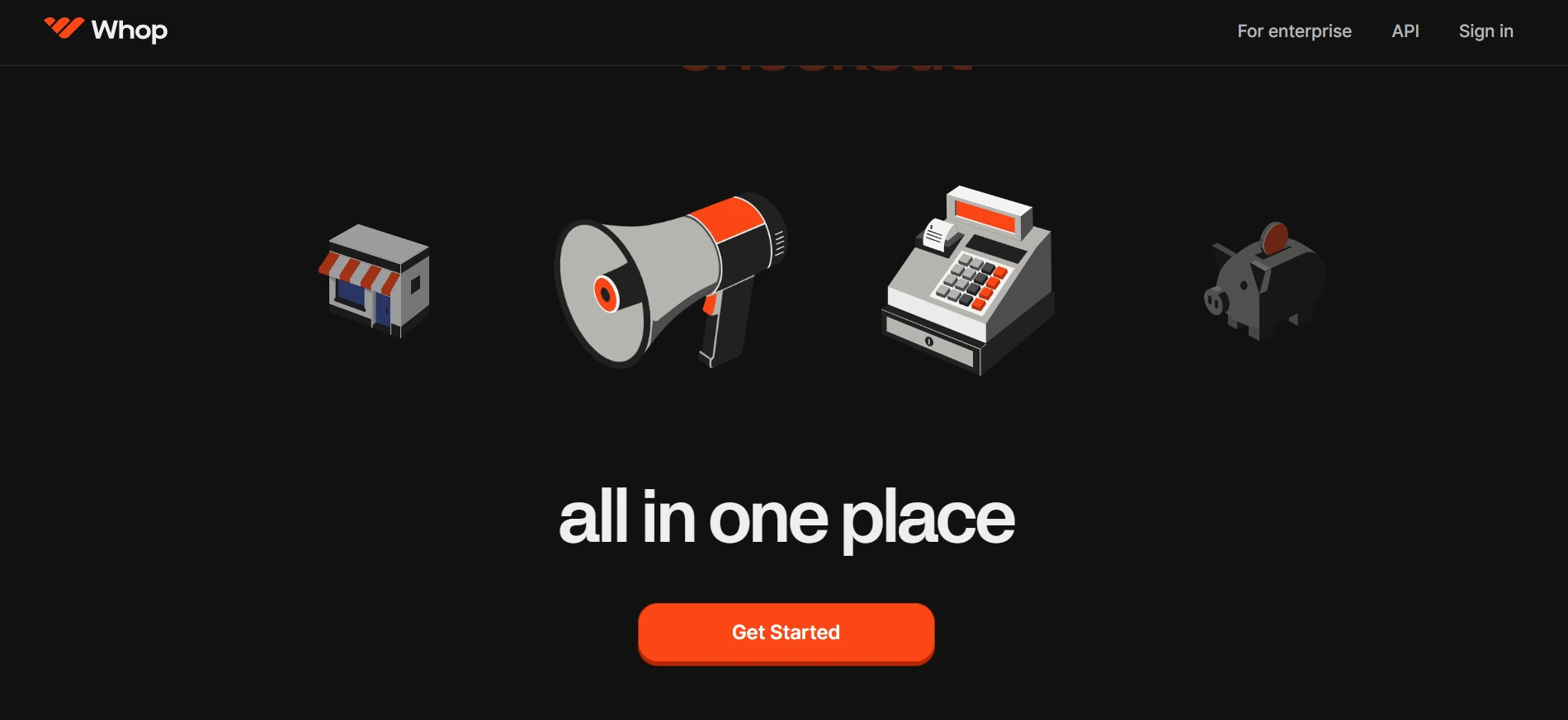 whop homepage