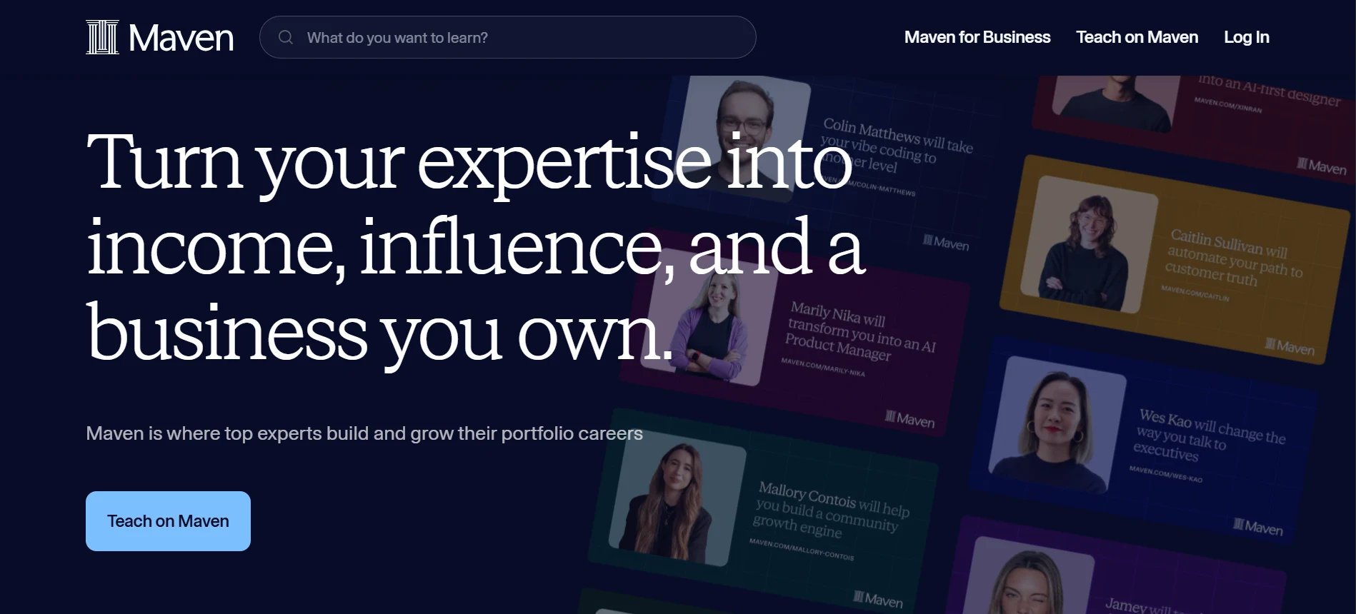 Maven webpage