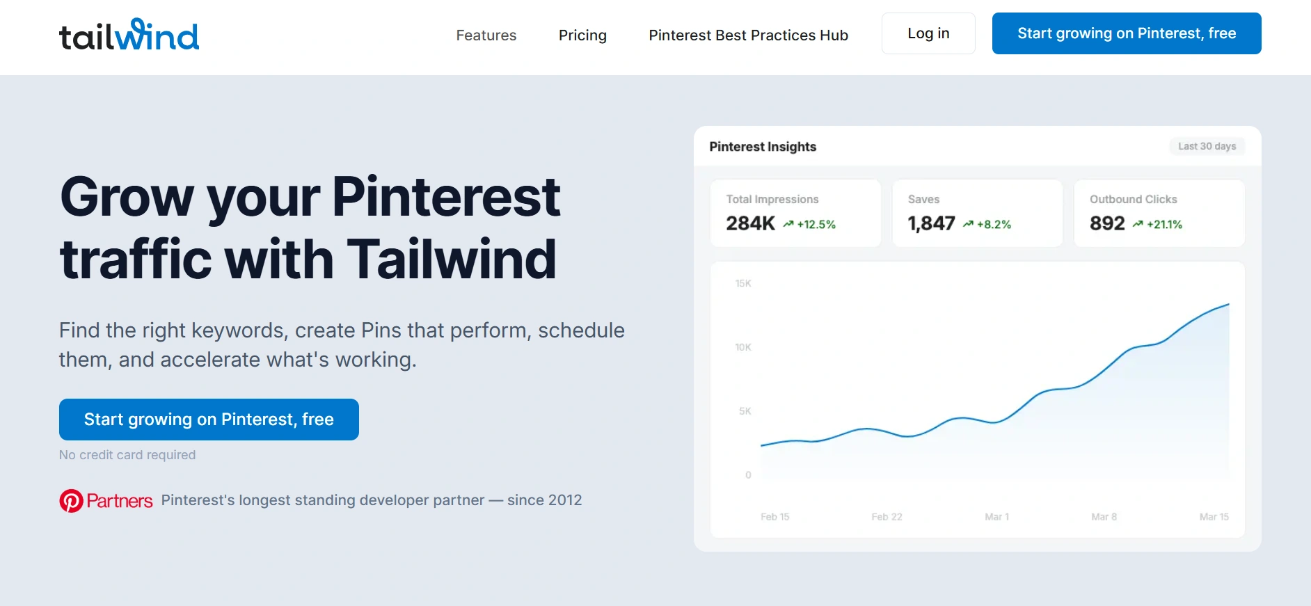 Tailwind webpage